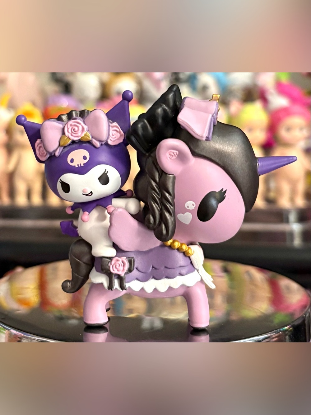 Tokidoki Kuromi & Victoria Unicorno My Melody  Garden Party Series Figure